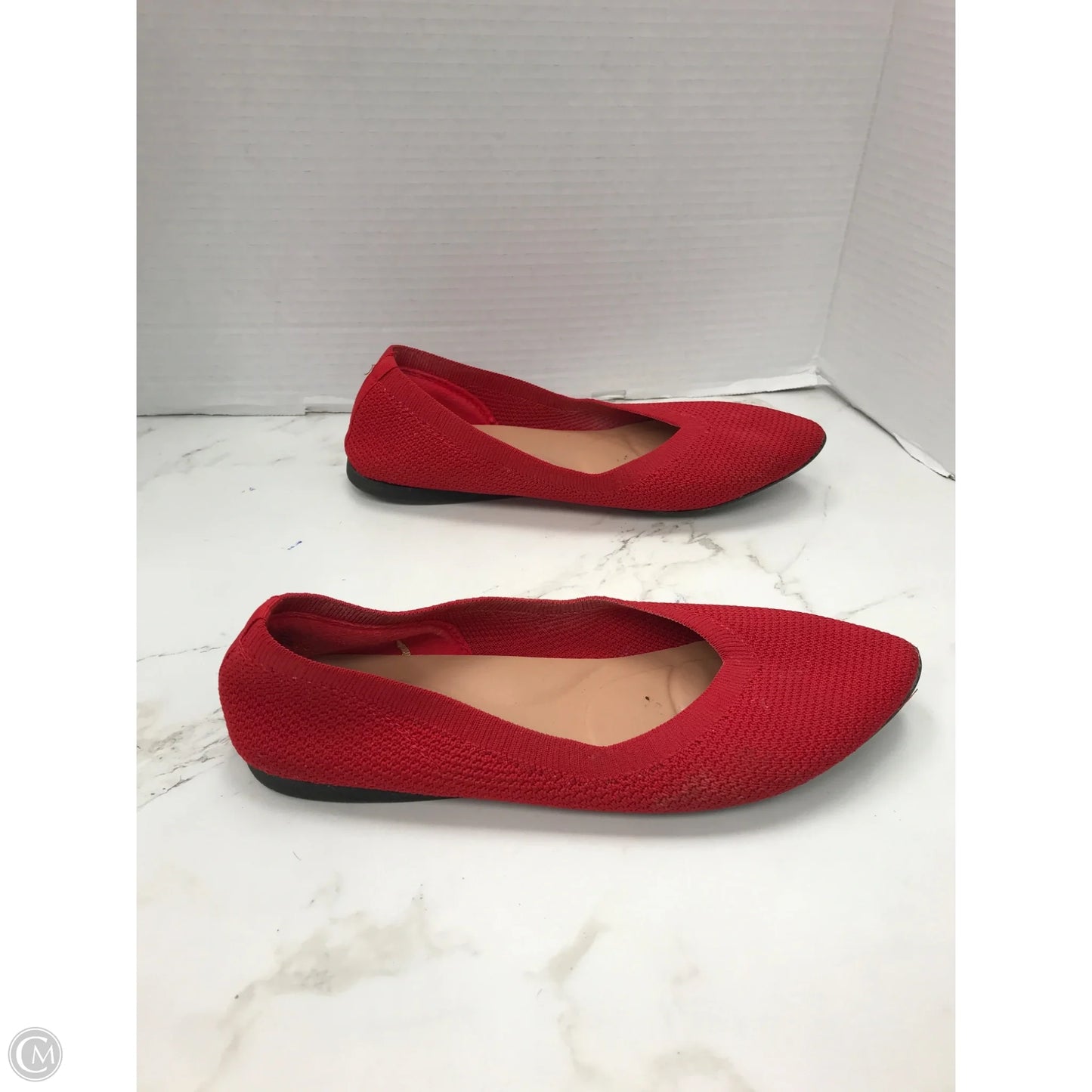Shoes Flats By A New Day In Red, Size: 7.5