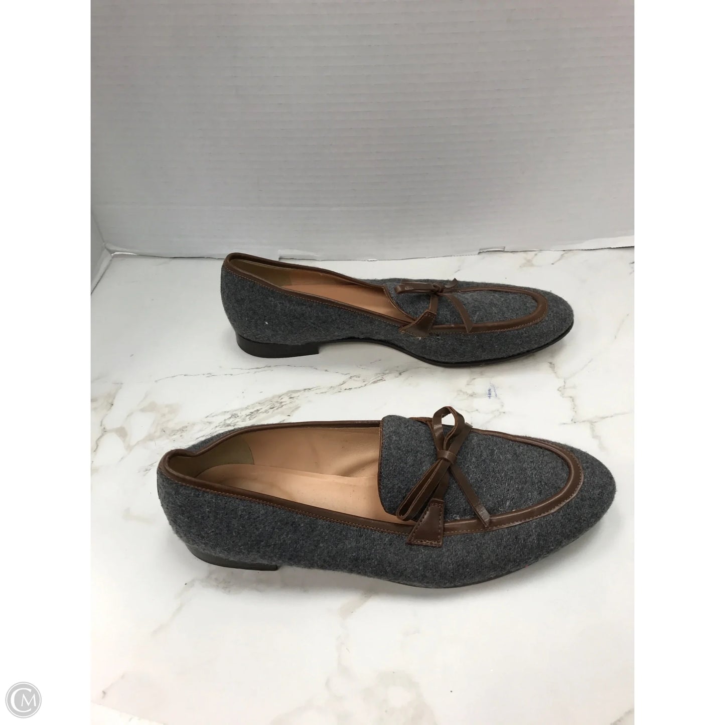 Shoes Flats By J. Crew In Grey, Size: 7.5