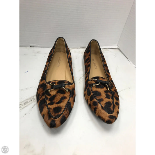Shoes Flats By Talbots In Animal Print, Size: 7.5