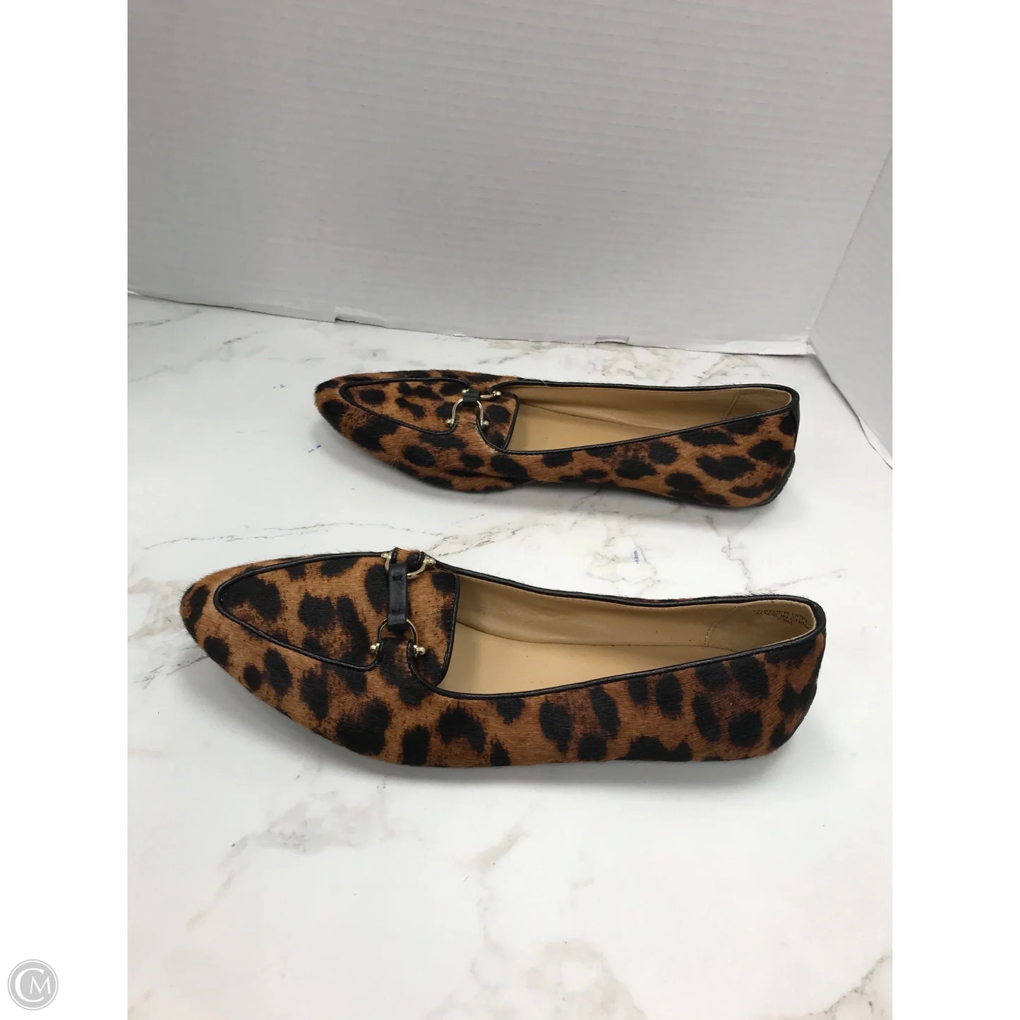 Shoes Flats By Talbots In Animal Print, Size: 7.5