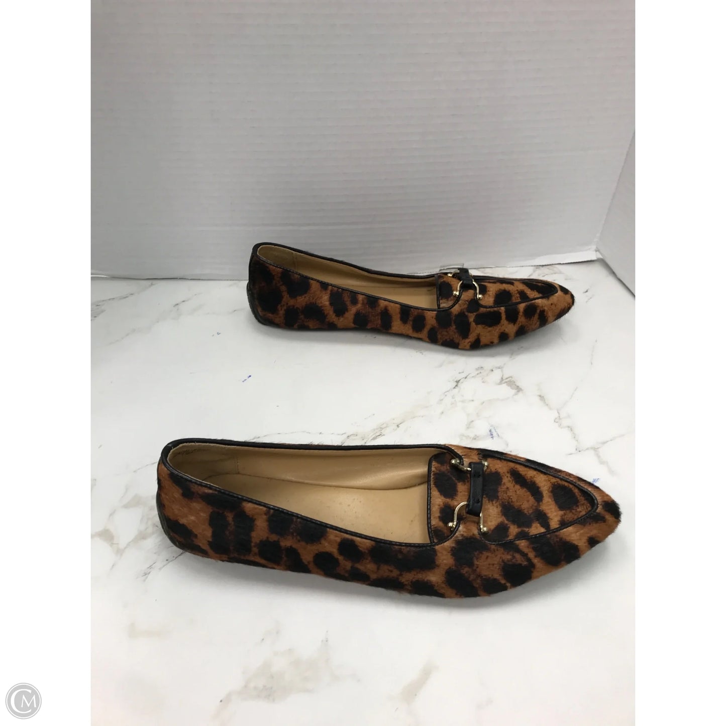 Shoes Flats By Talbots In Animal Print, Size: 7.5