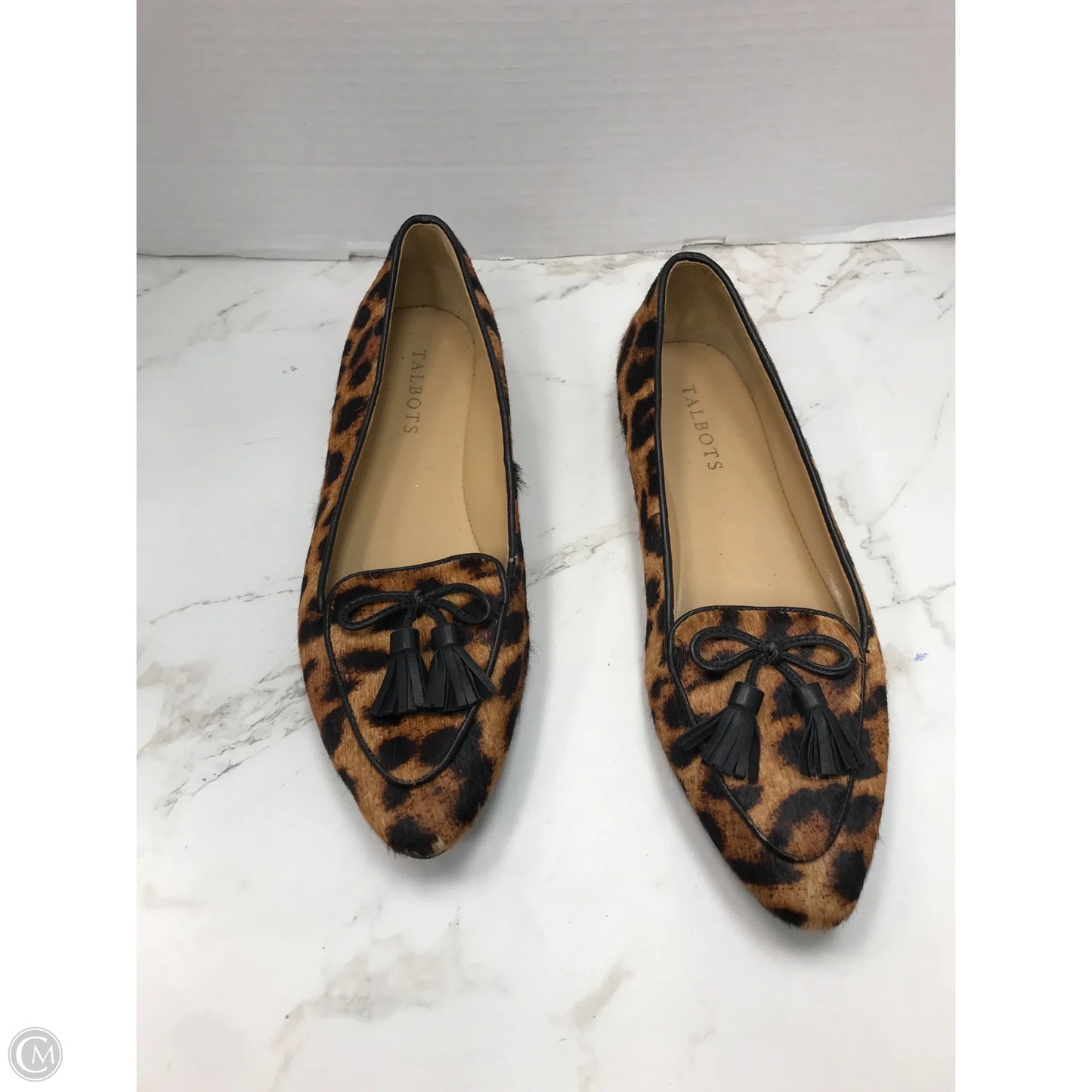 Shoes Flats By Talbots In Animal Print, Size: 7.5