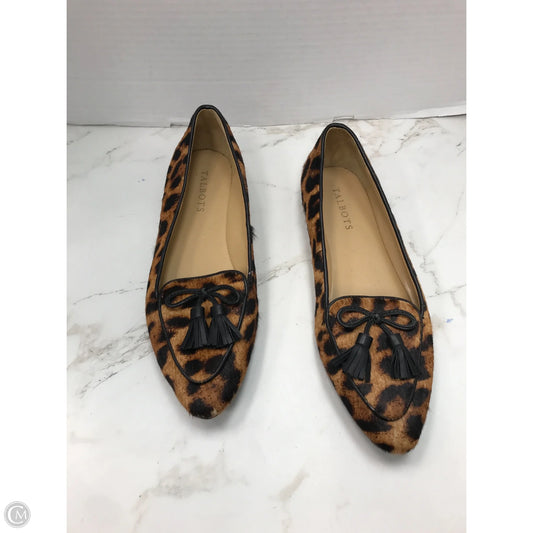Shoes Flats By Talbots In Animal Print, Size: 7.5