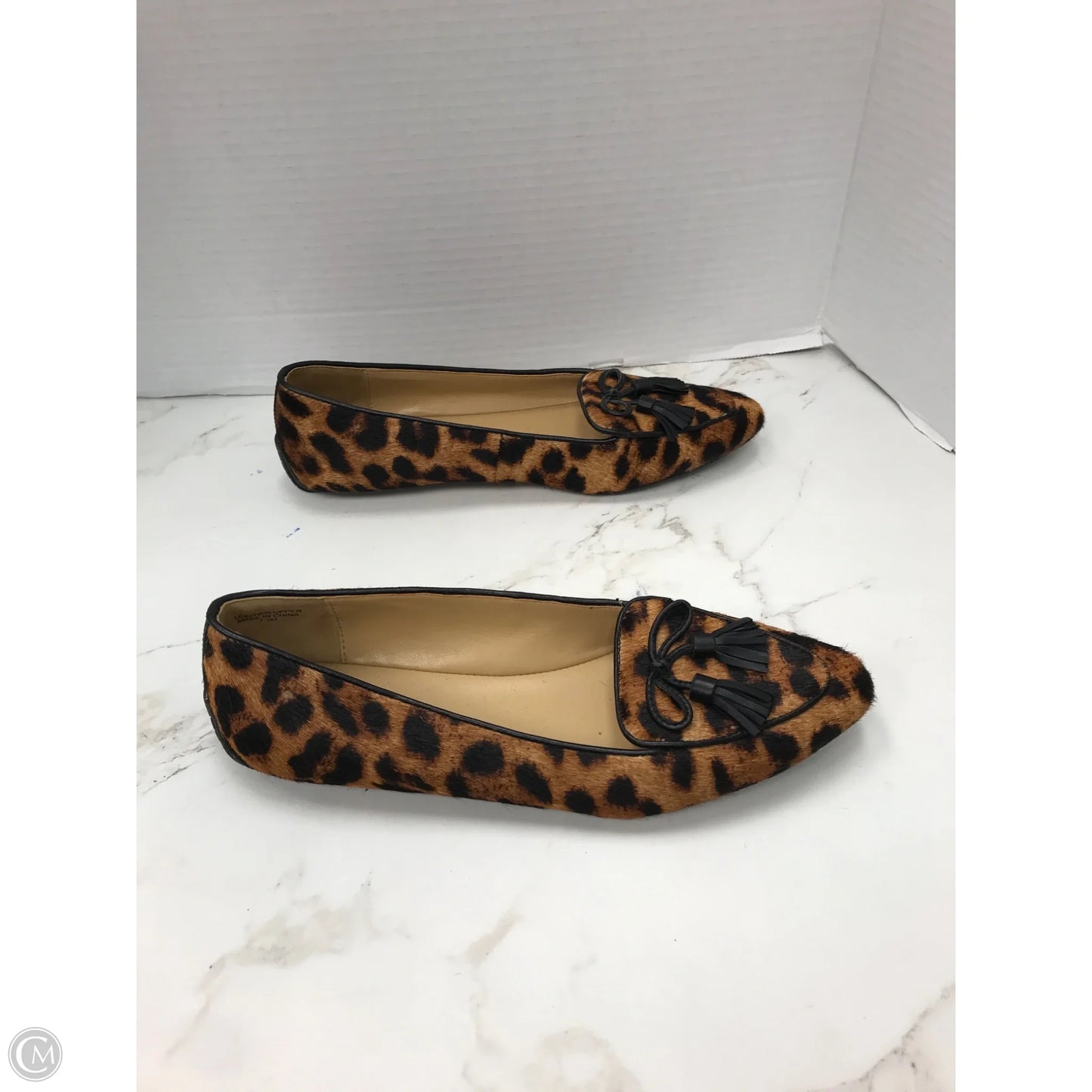 Shoes Flats By Talbots In Animal Print, Size: 7.5