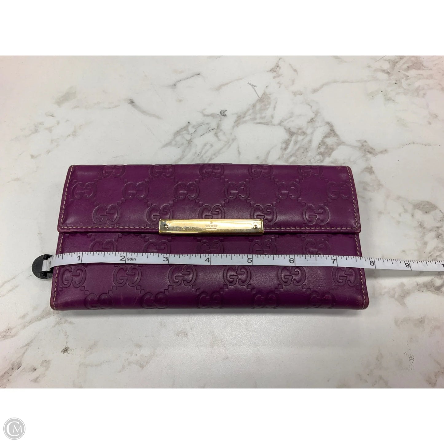 Wallet Luxury Designer By Gucci, Size: Medium