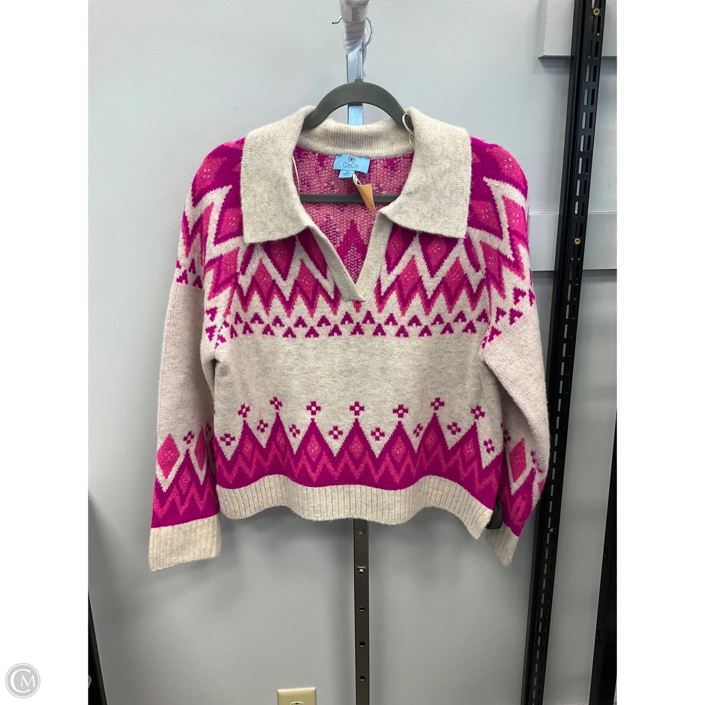 Sweater By Cece In Pink, Size: M