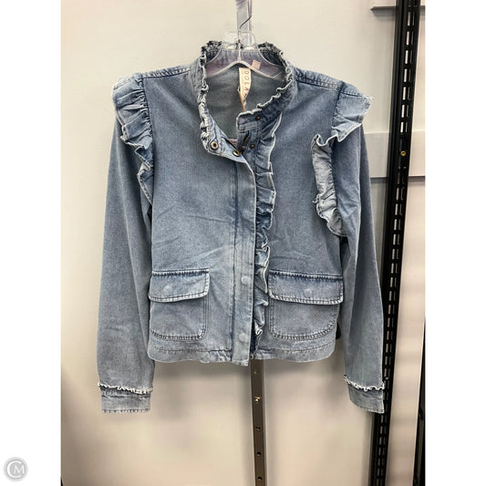 Jacket Denim By Dolan Left Coast In Blue, Size: S