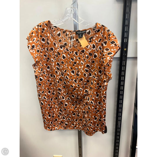 Top Sleeveless By Rachel Zoe In Animal Print, Size: L