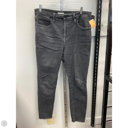 Jeans Skinny By Good American In Black, Size: 12