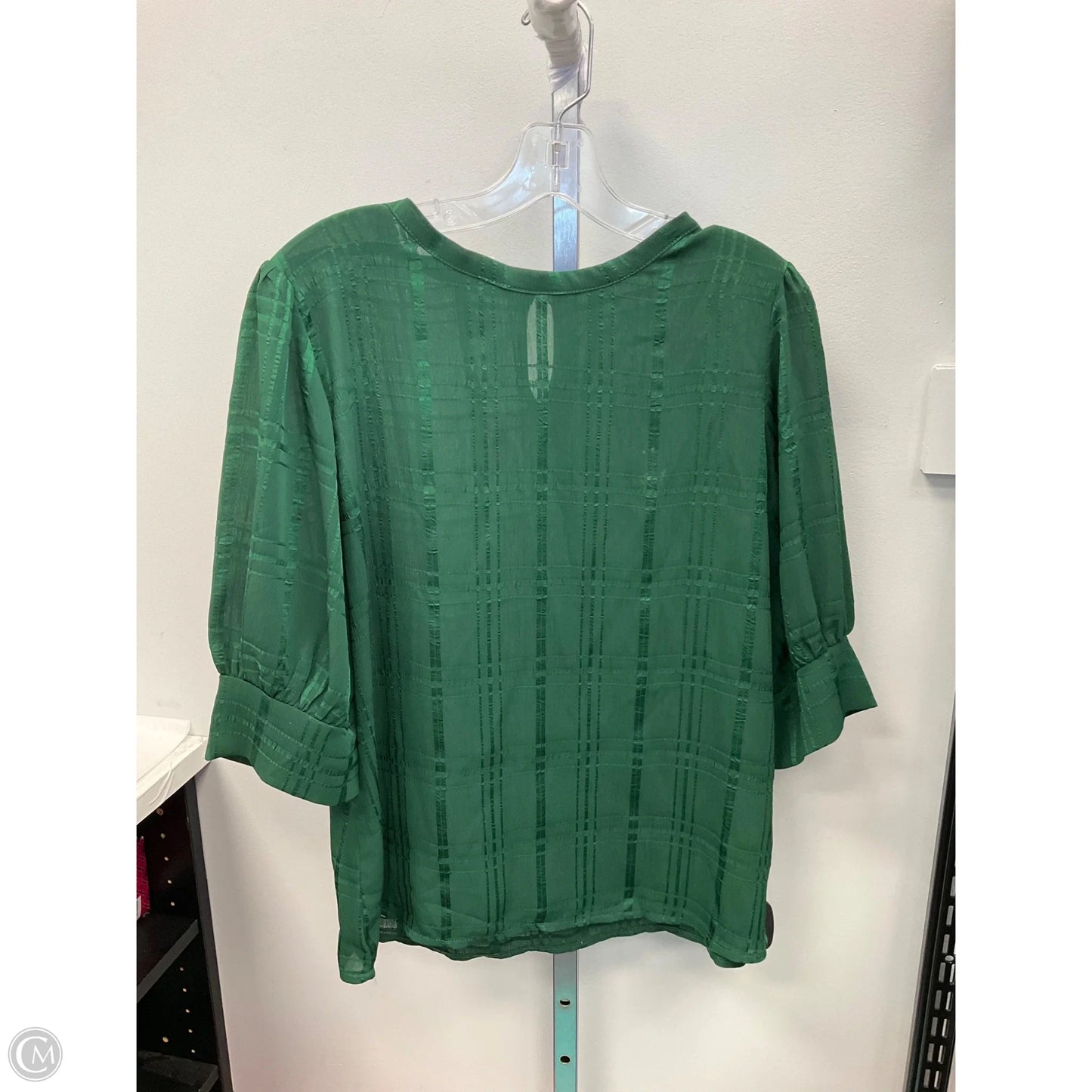 Top Long Sleeve By Shein In Green, Size: Xl