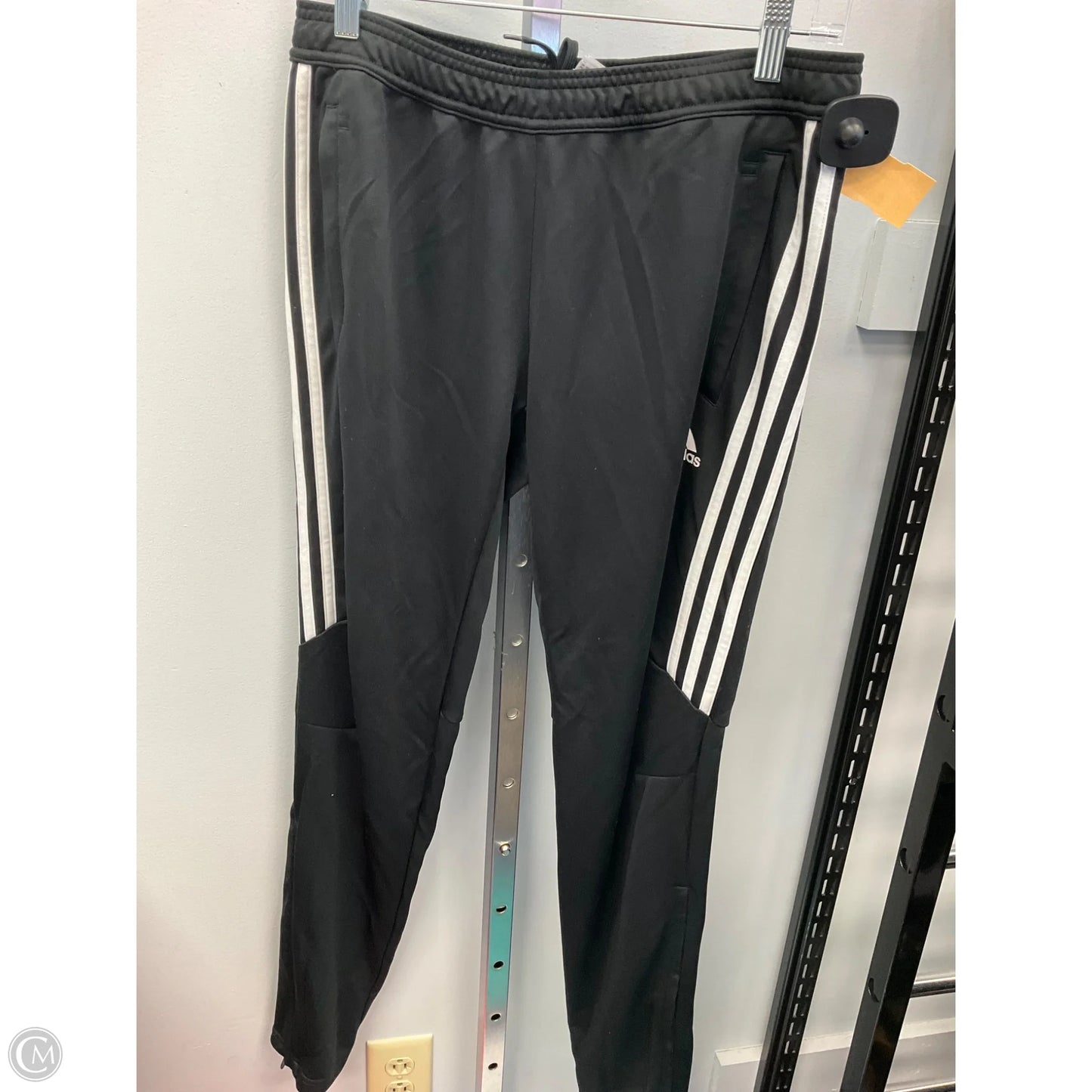 Athletic Pants By Adidas In Black, Size: M