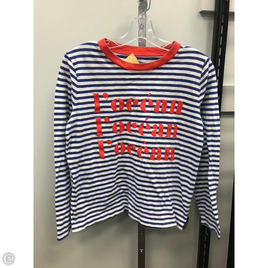 Top Long Sleeve By J. Crew In Striped Pattern, Size: S
