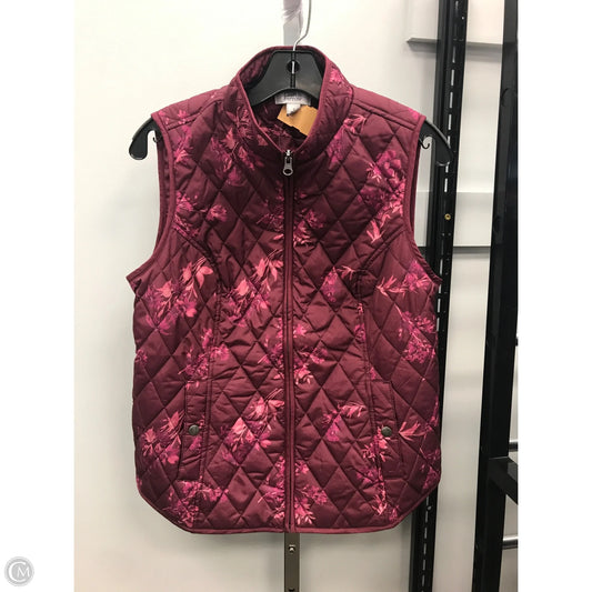 Vest Puffer & Quilted By Croft And Barrow In Purple, Size: S