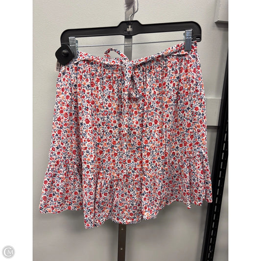 Skirt Mini & Short By Old Navy In Floral Print, Size: S