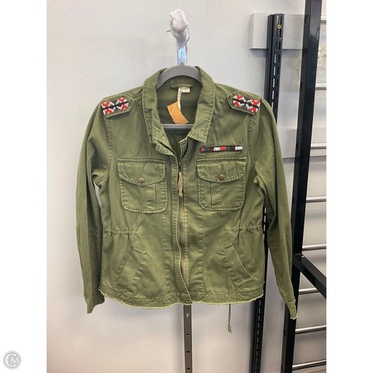 Jacket Moto By Mi Ami In Green, Size: S