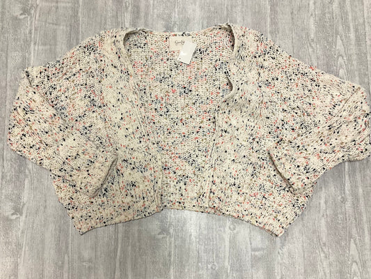 Sweater Cardigan By Jessica Simpson In White, Size: M