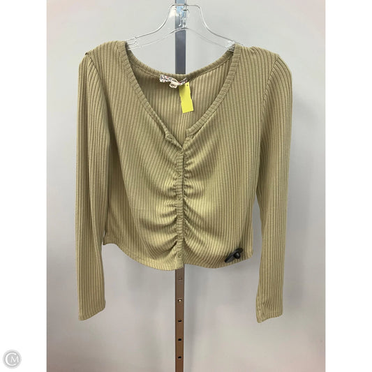 Top Long Sleeve By Pink Republic In Green, Size: L