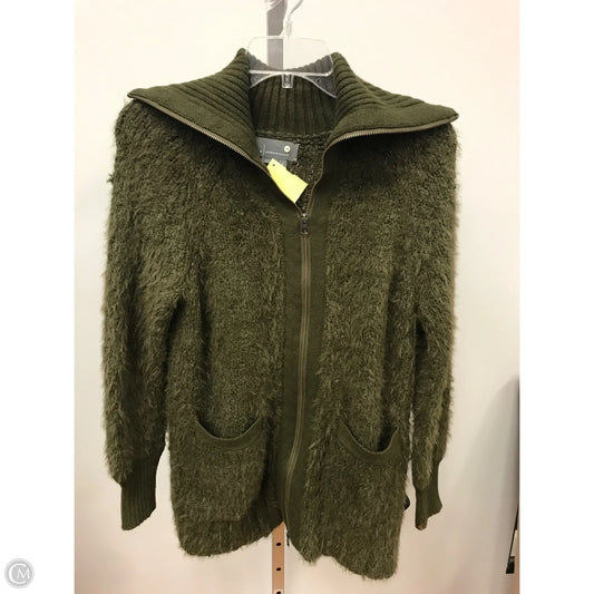 Jacket Faux Fur & Sherpa By Anthropologie In Green, Size: S