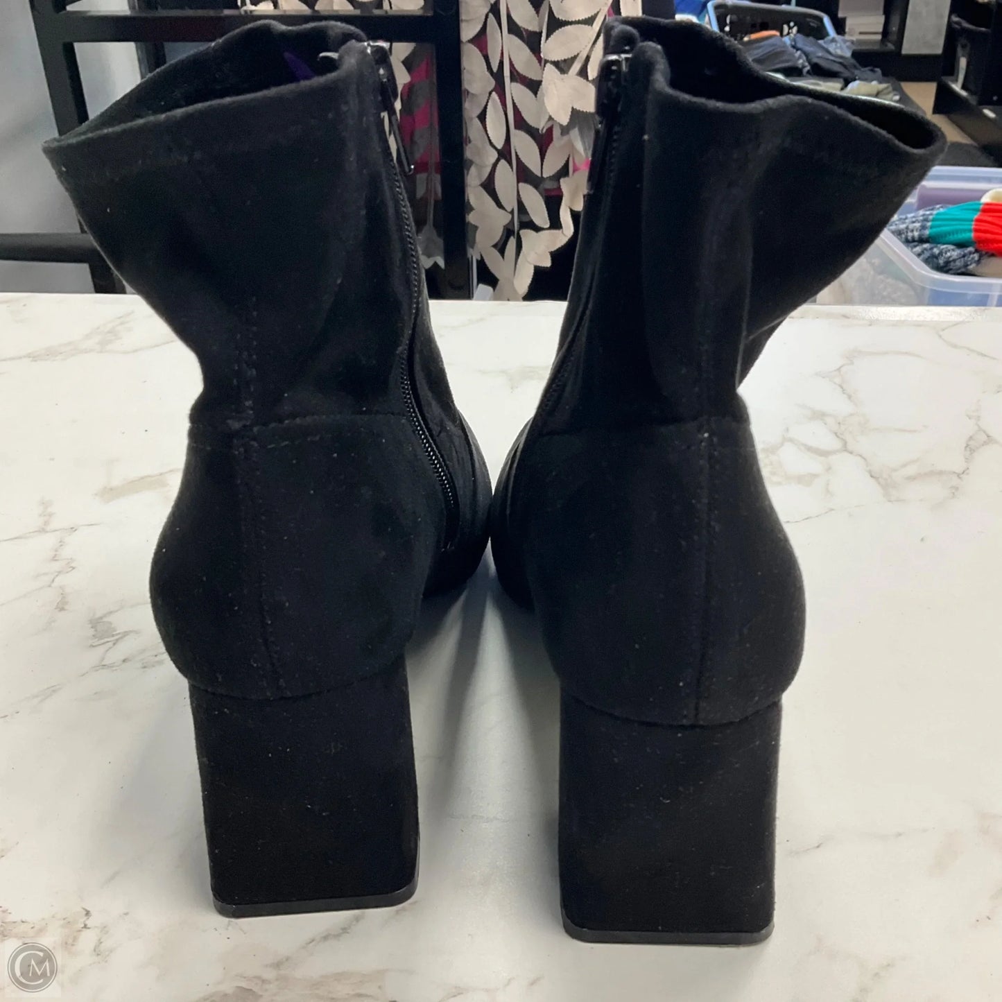Shoes Heels Block By Kelly And Katie In Black, Size: 8