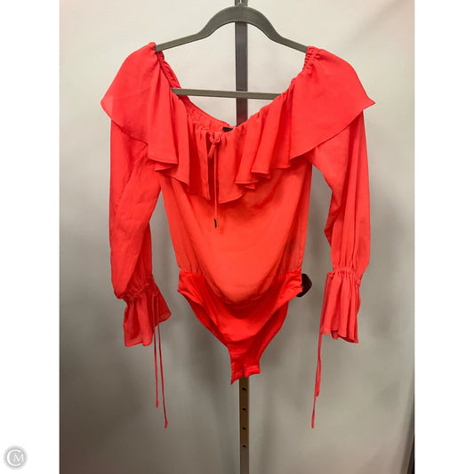 Top Long Sleeve By House Of Harlow In Coral, Size: S