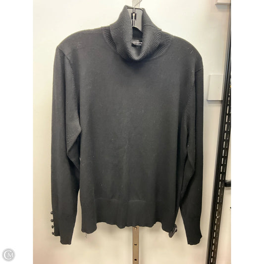 Top Long Sleeve By Spense In Black, Size: Xl