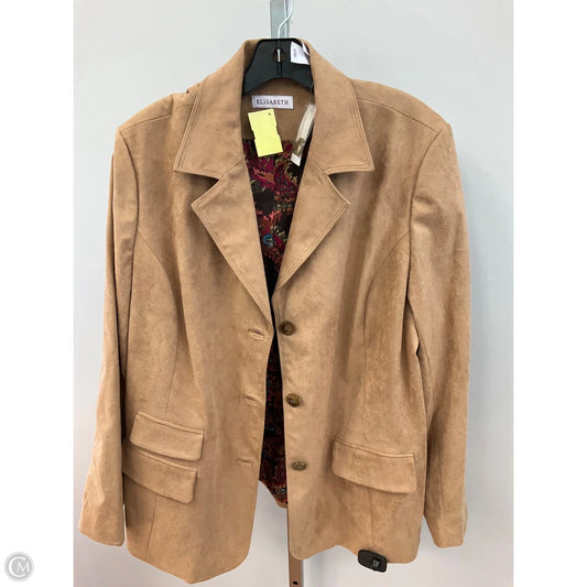Jacket Other By Elisabeth In Tan, Size: 16