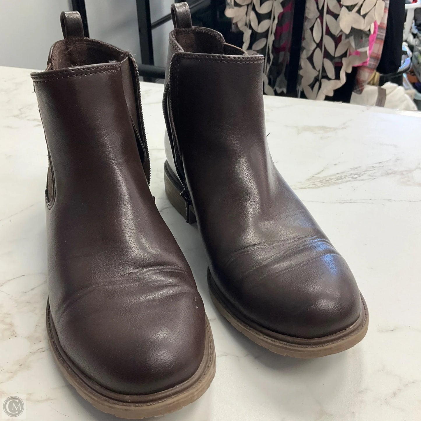 Boots Ankle Flats By Sonoma In Brown, Size: 6.5