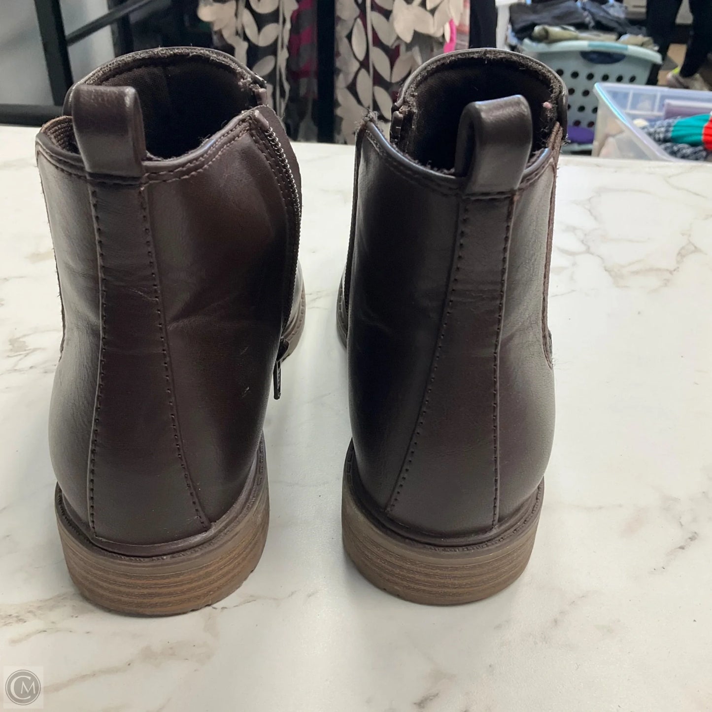 Boots Ankle Flats By Sonoma In Brown, Size: 6.5