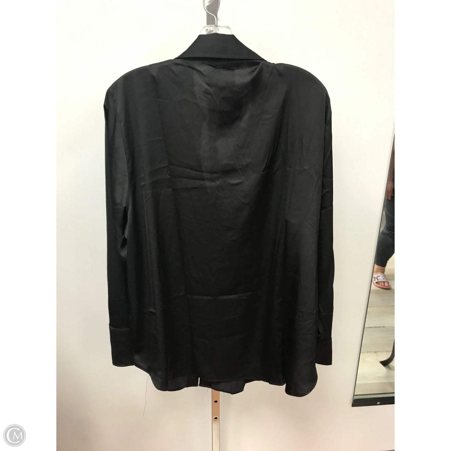 Top Long Sleeve By H&m In Black, Size: Xl