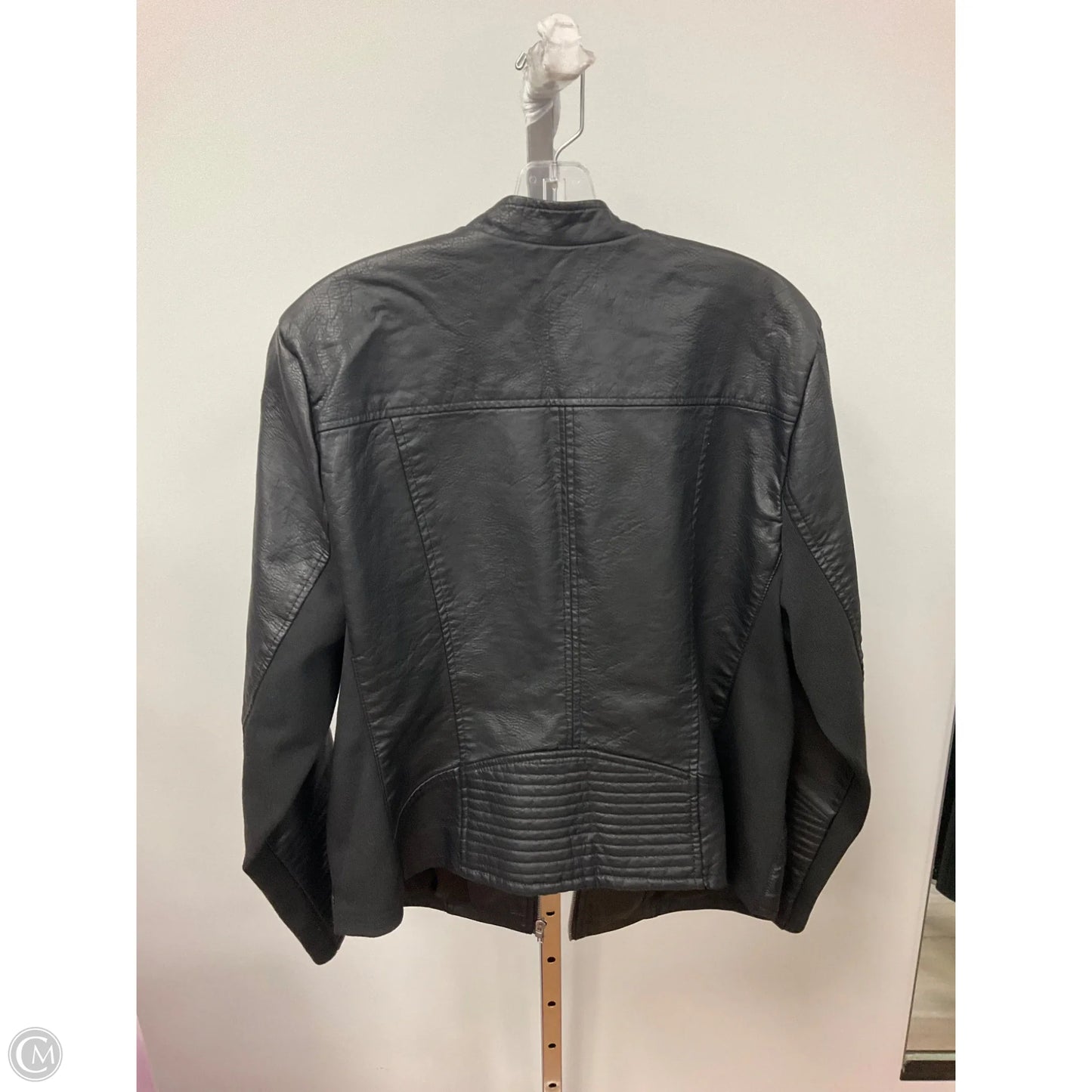 Jacket Moto By Torrid In Black, Size: 2x
