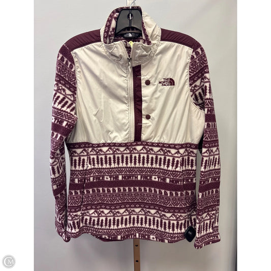 Jacket Fleece By The North Face In Purple & White, Size: M