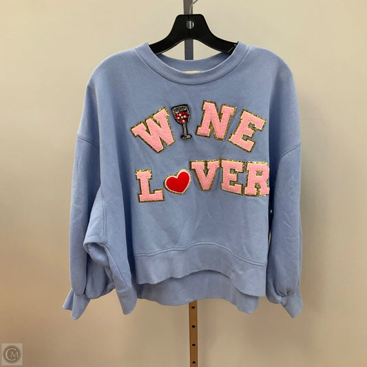 Sweater By Judith March In Blue, Size: S