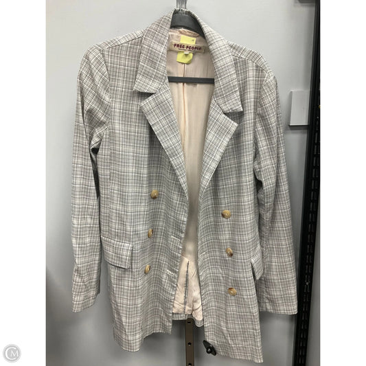 Blazer By Free People In Plaid Pattern, Size: M