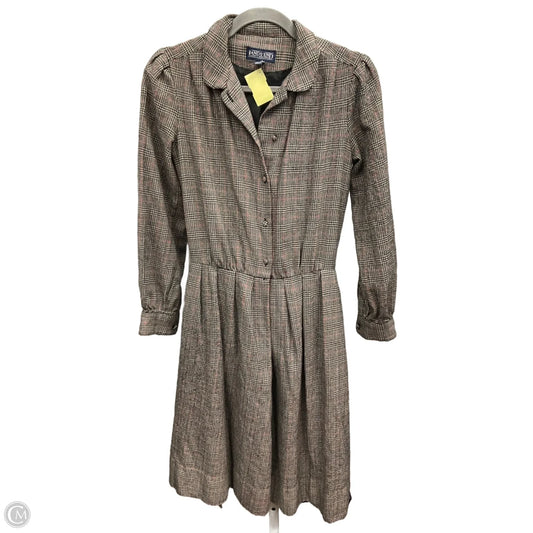 Dress Casual Midi By Lands End In Plaid Pattern, Size: 10