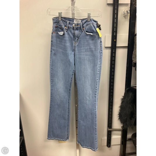 Jeans Boot Cut By Levis In Blue Denim, Size: 6