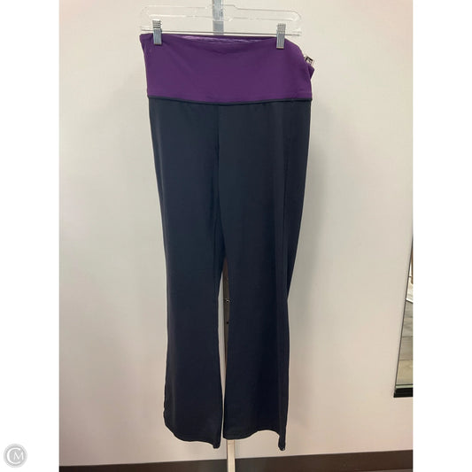 Athletic Pants By Athleta In Black & Purple, Size: M