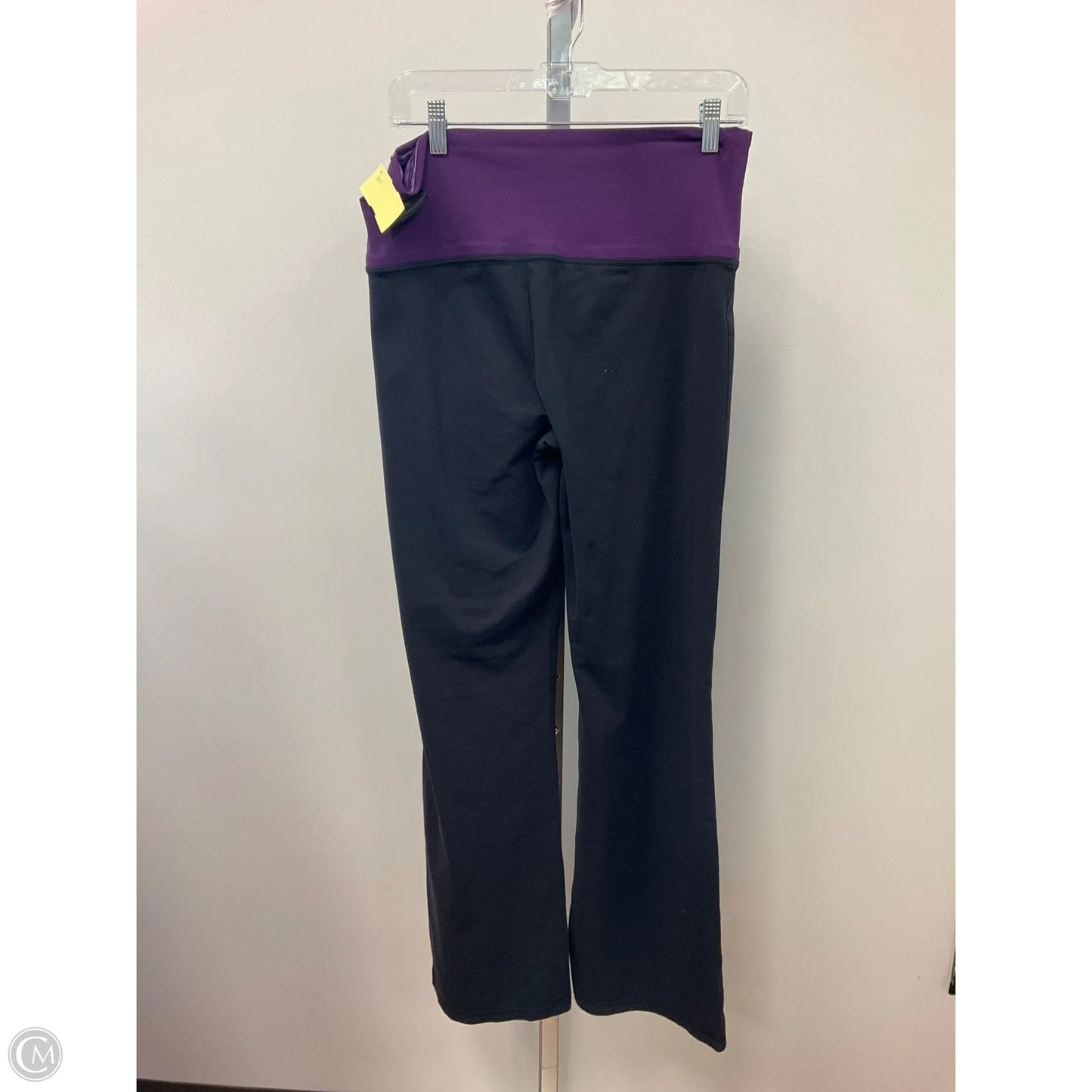 Athletic Pants By Athleta In Black & Purple, Size: M