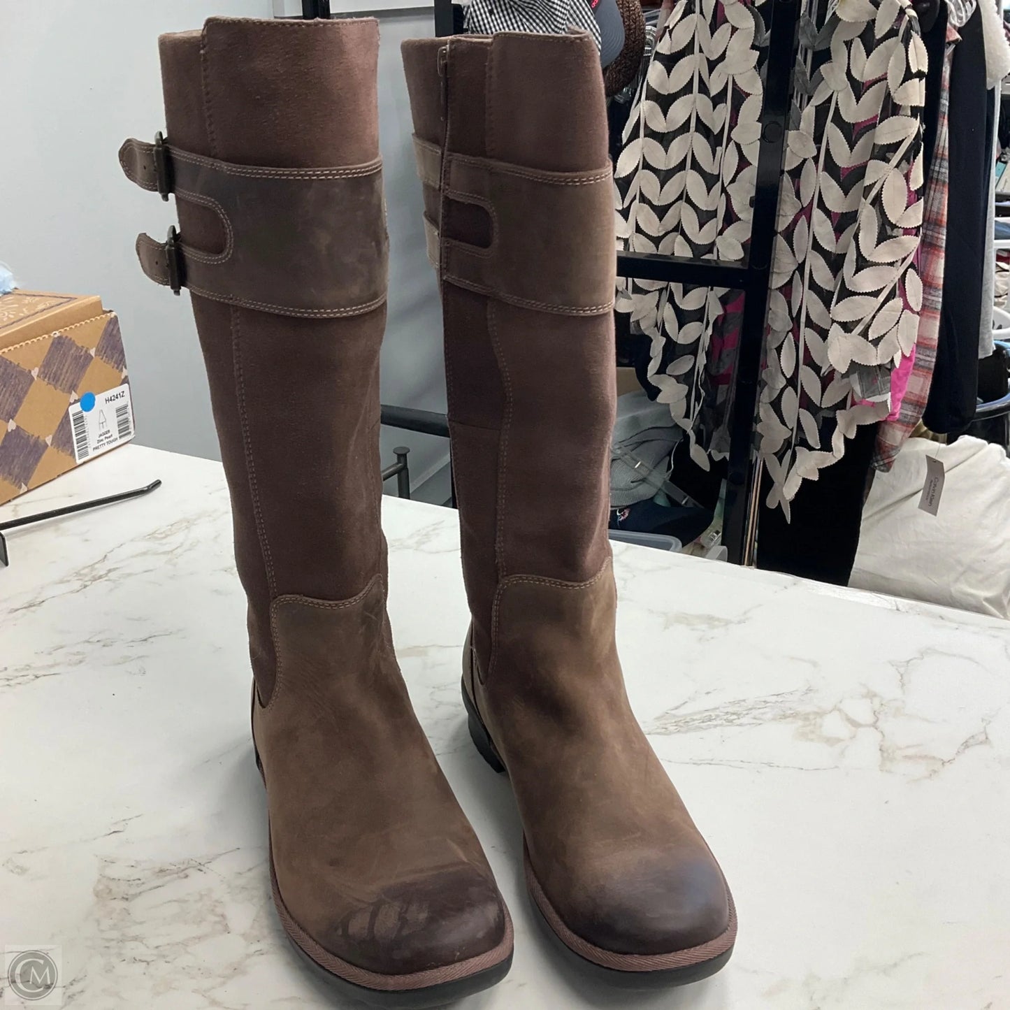 Boots Designer By Ugg In Brown, Size: 8.5
