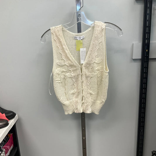 Vest Other By And Now This In Cream, Size: Xs