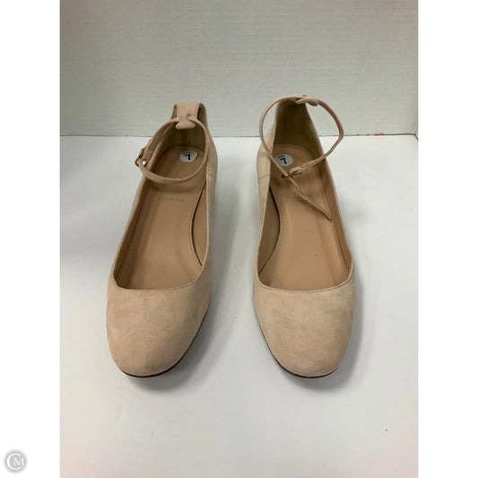 Shoes Flats By J. Crew In Gold & Pink, Size: 7