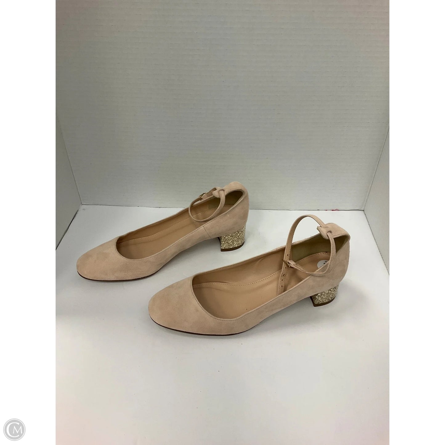 Shoes Flats By J. Crew In Gold & Pink, Size: 7