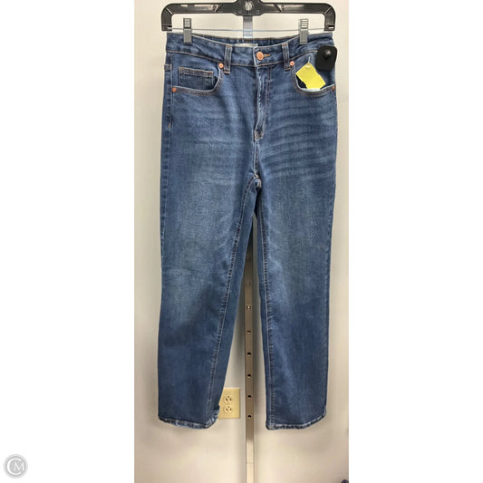 Jeans Boot Cut By Oat In Blue Denim, Size: 4