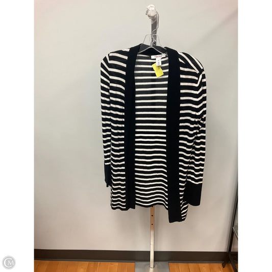 Cardigan By White House Black Market In Striped Pattern, Size: Xs
