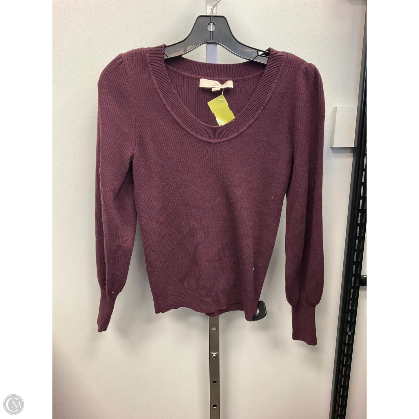 Sweater By Loft In Purple, Size: S