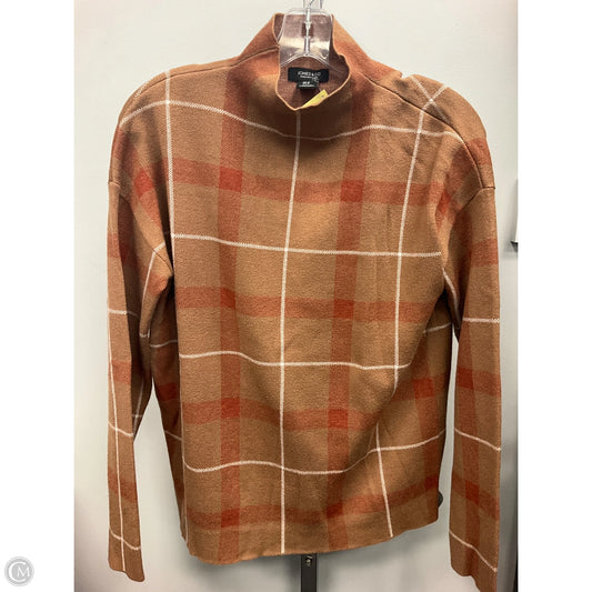 Sweater By Jones And Co In Plaid Pattern, Size: M