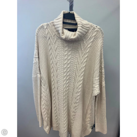 Sweater By Joseph A. In Cream, Size: L