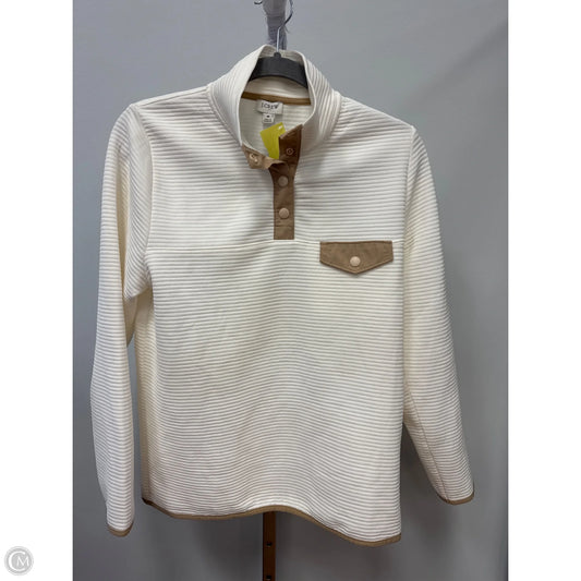 Top Long Sleeve By J. Crew In Cream, Size: M
