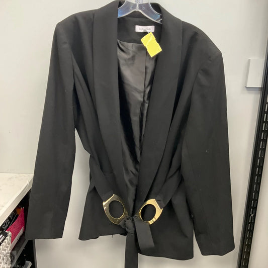 Blazer By Calvin Klein In Black, Size: 16