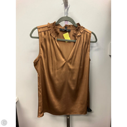 Top Sleeveless By White House Black Market In Brown, Size: S