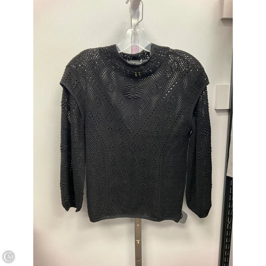 Top Long Sleeve By White House Black Market In Black, Size: S
